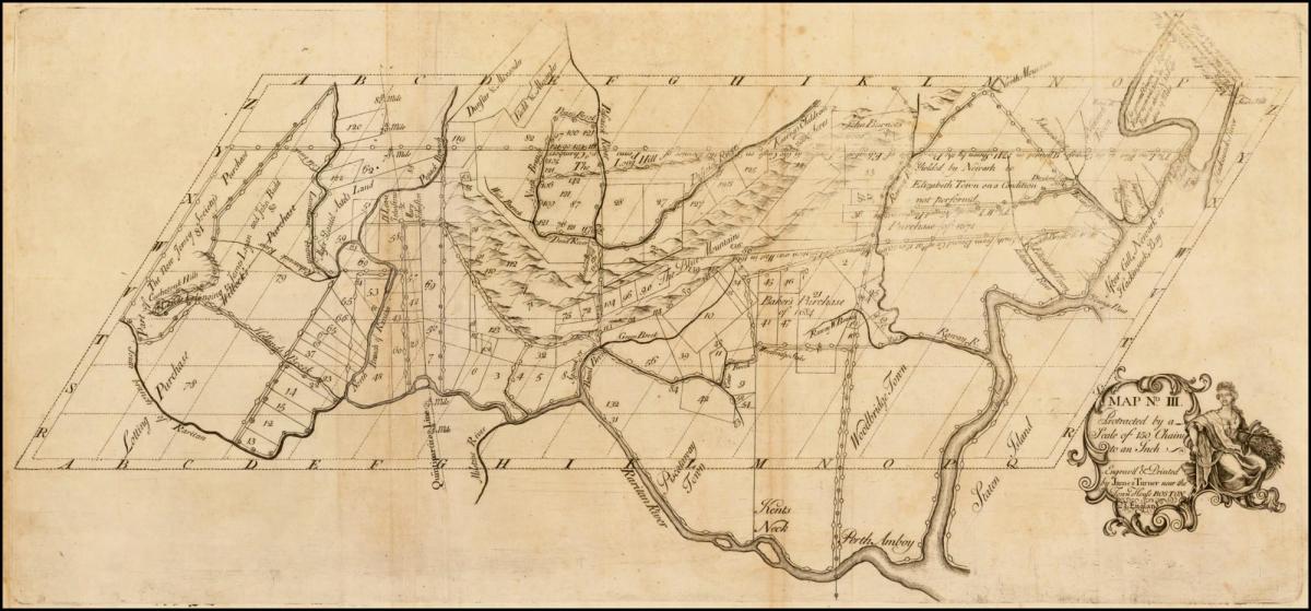 mapa de colonial de Boston