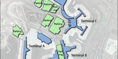 Mapa de Logan airport terminal c